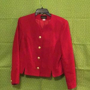 Striking wool “Bell Boy” jacket. Women’s size 12.